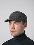 Бейсболка WIGENS арт. 120642 BASEBALL CLASSIC CAP (черный / серый)